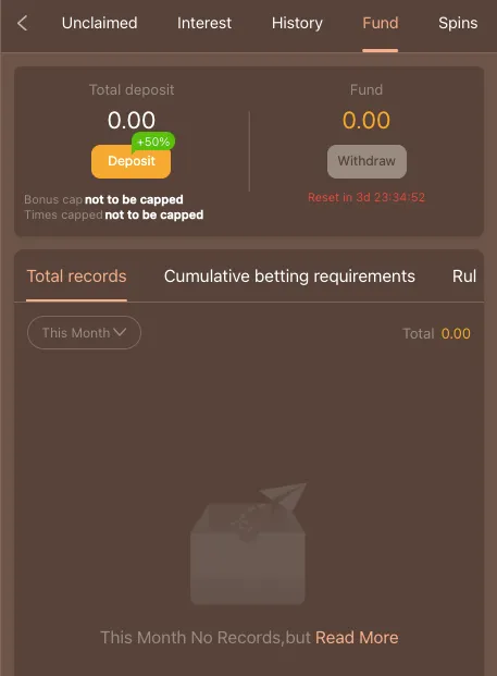 HC 777  Game wallet section
